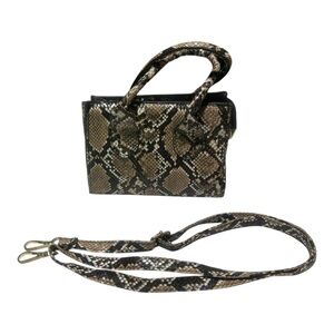 Snake Print Crossbody Bag/Mini Purse